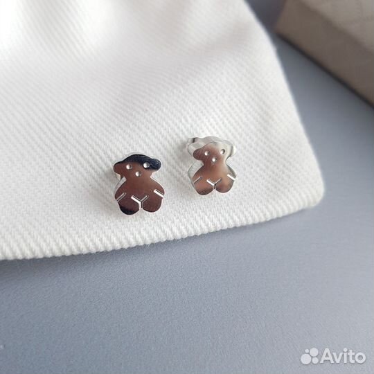 Серьги Tous сталь