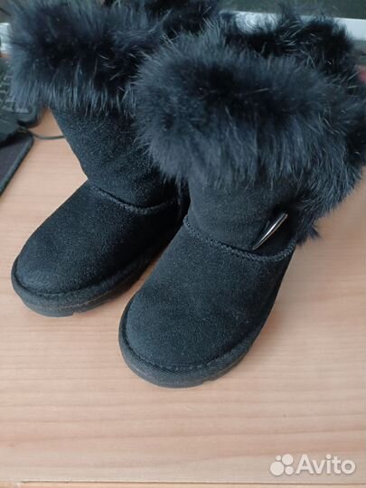 Сапожки -28размер,натурал.мех и натураль.кожа.Зима