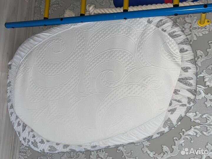 Кровать круглая овальная Папа Карло+2 матраса