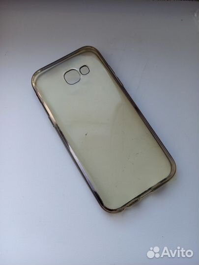 Чехол силиконовый прозрачный на samsung galaxy a5