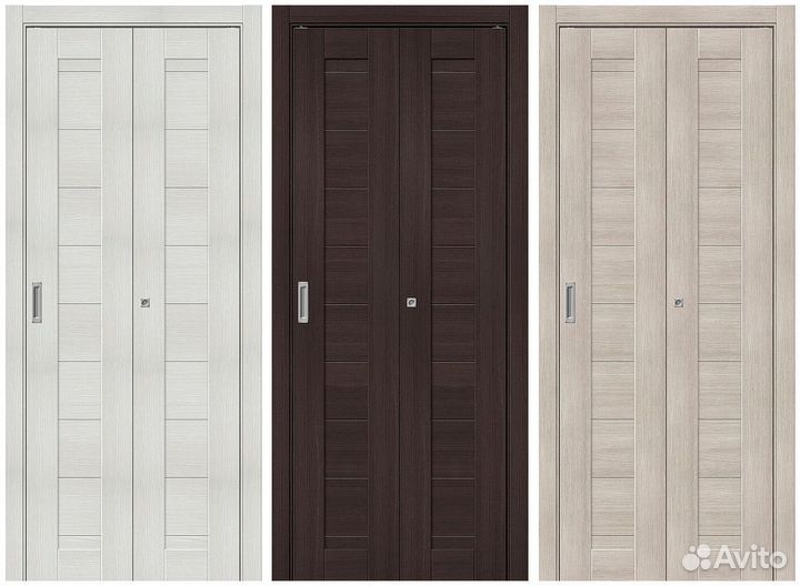 Складные межкомнатные двери / книжка