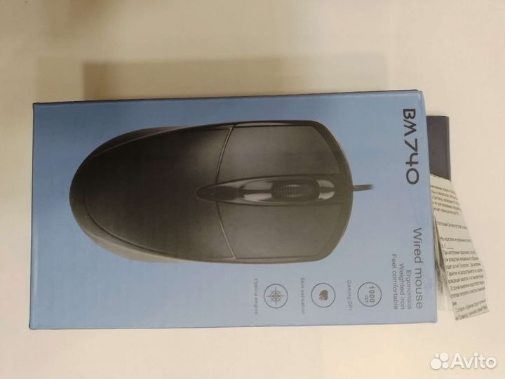 Мышь проводная офисная BM740