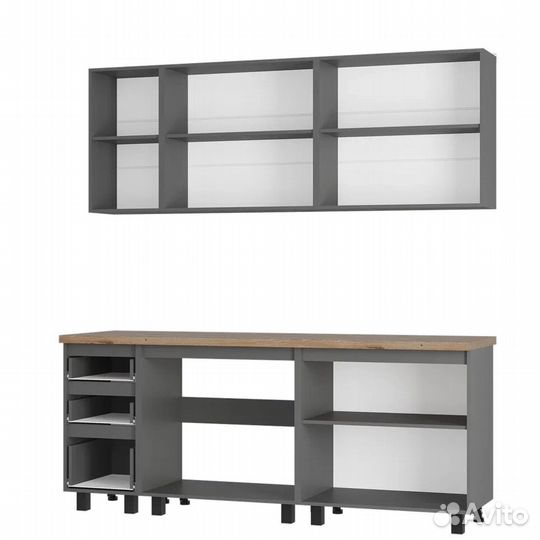 Кухня Честер 2,0 м графит