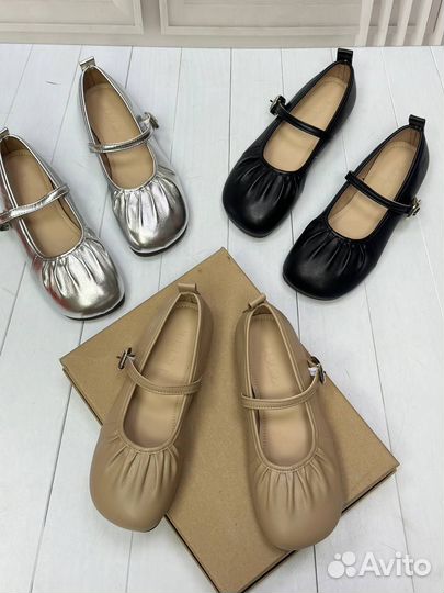 Балетки натуральная кожа 36-41 р кожаные