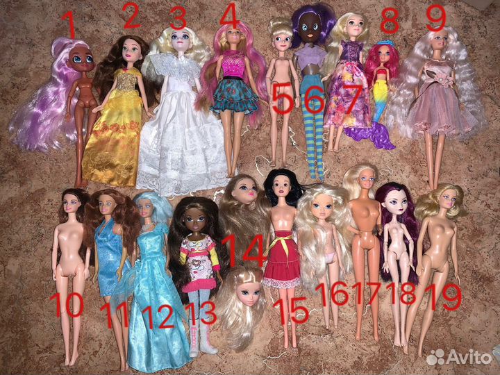 Куклы disney moxie barbie