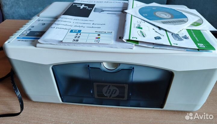 Мфу HP Deskjet F 300 с картриджами