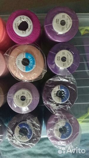 Нитки Wings и др 40/2-5000, текстур 150D-15000