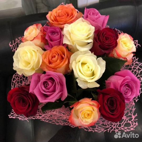 Букет из 15 роз Цветы Розы Владимир