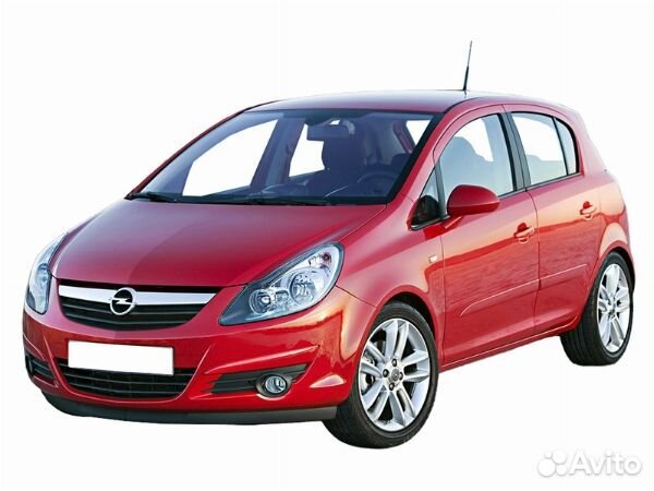 Полотно зеркала Opel Corsa 06-14 (Справа/ Обогрев/ асферическое)