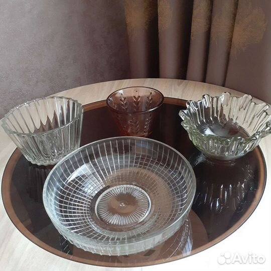 Посуда СССР, конфетница, салатник, вазочка