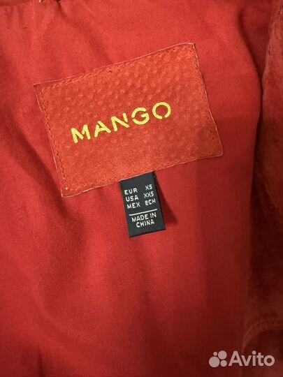 Косуха натуральная замша mango