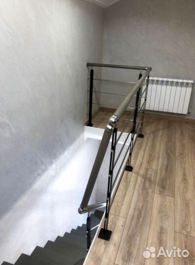 Перила деревянные с установкой