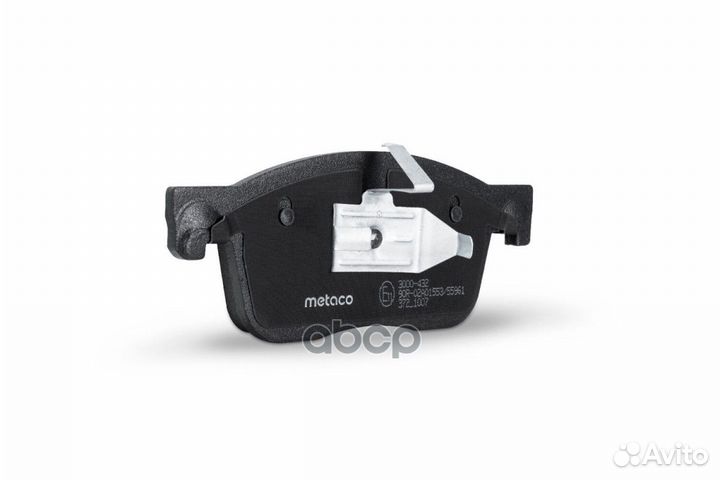 Колодки тормозные передние к-кт 3000432 metaco