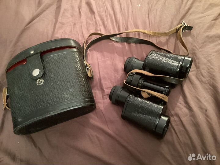 Бинокль бпц 5 (8х30 ) и 6х30 футляр.сделано в СССР