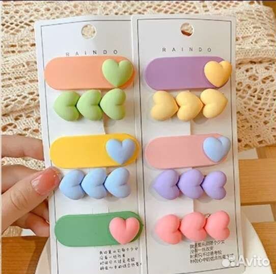 Заколка для волос для девочек (2 шт)