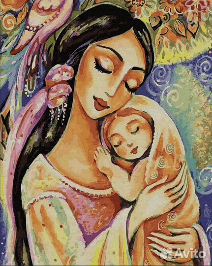 Картина по номерам 40/50 на подрамнике