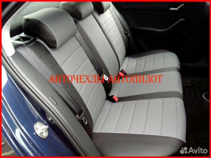 Чехлы Автопилот Skoda Rapid 1 из экокожи Классика