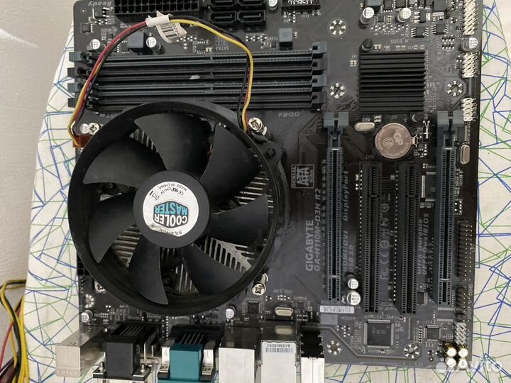 Материнская плата с процессором связка