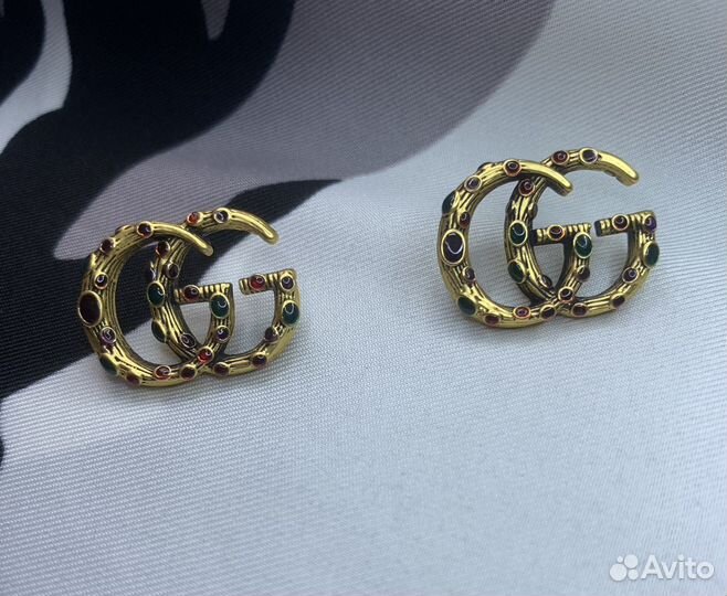 Винтажные серьги gucci