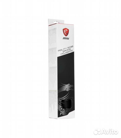 Коврик для мыши MSI Agilty GD30, черный, 450x400x3