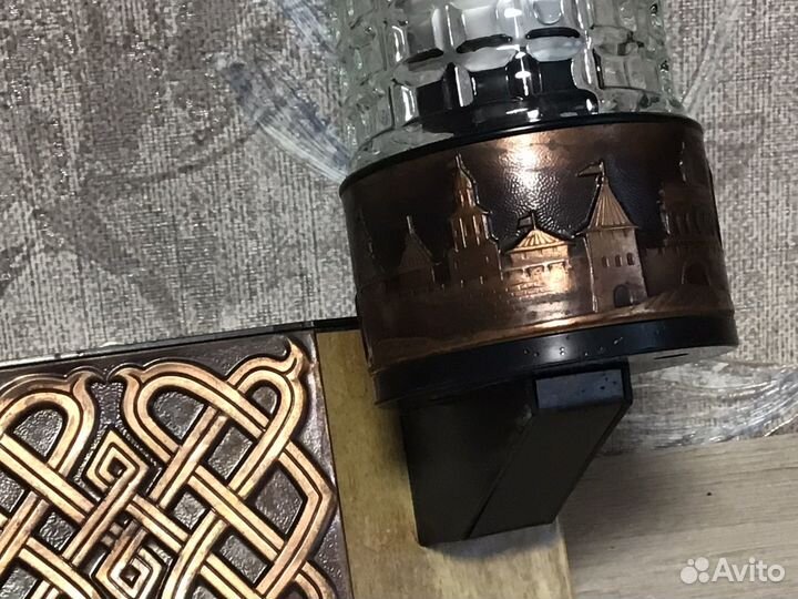 Настенный светильник бра хрусталь СССР