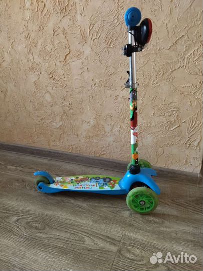 Самокат детский трехколесный бу