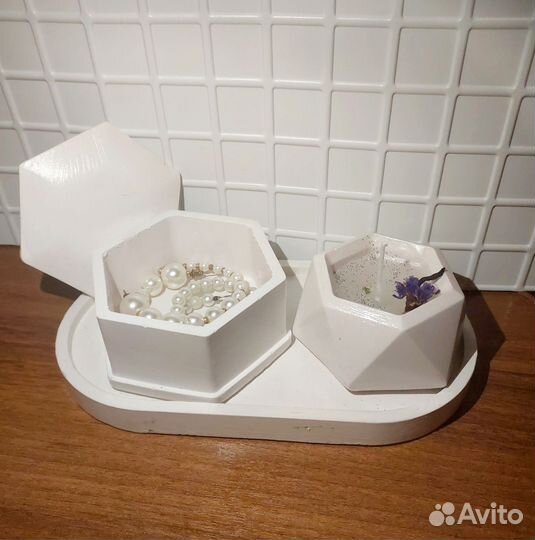 Шкатулка для украшений/Свеча ароматическая