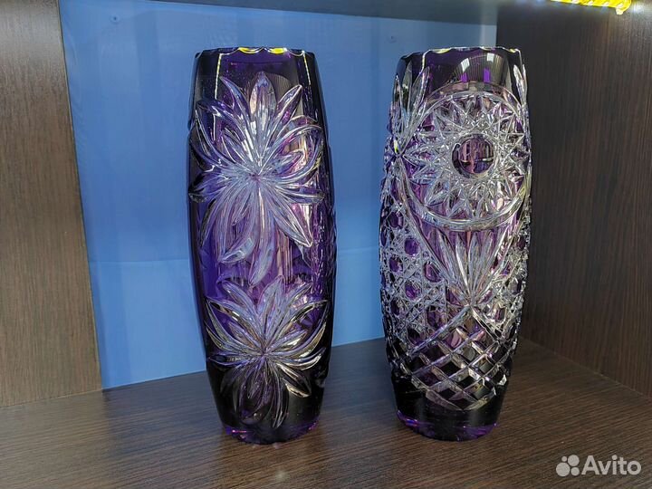 Ваза хрустальная