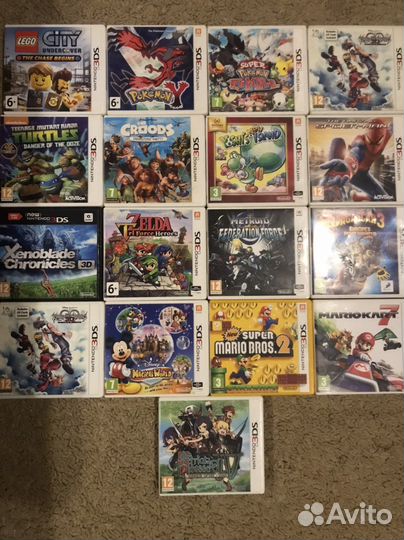 Nintendo ds,3ds,игры,картриджи
