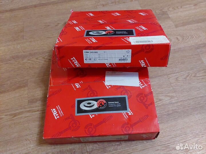 Диск тормозной передний Hyundai ix35 TRW DF6108S