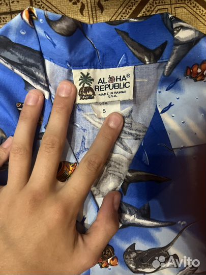 Рубашка разноцветная