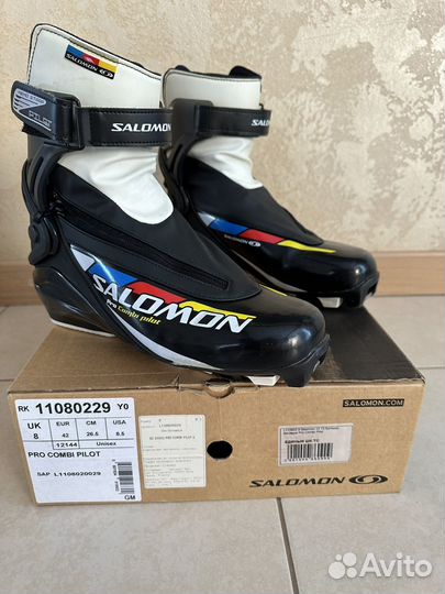 Лыжные ботинки коньковые salomon