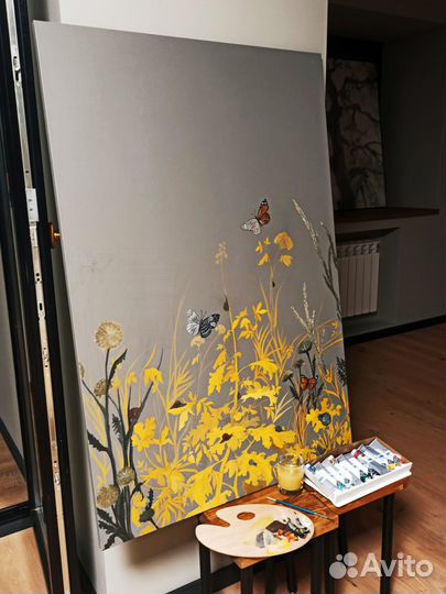 Картина темперными красками на заказ и в наличии