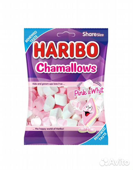 Воздушный зефир Haribo Pink&White 70 г