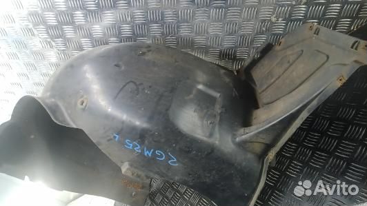 Защита арок (защита крыла, подкрылок) передняя левая skoda fabia 2 (2GM25H301)