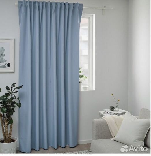 Портьеры (шторы) Икеа Бенгта блэкаут