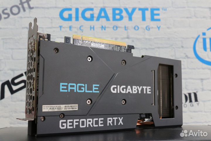 Видеокарта gigabyte TX 3060Ti eagle OC 8Gb