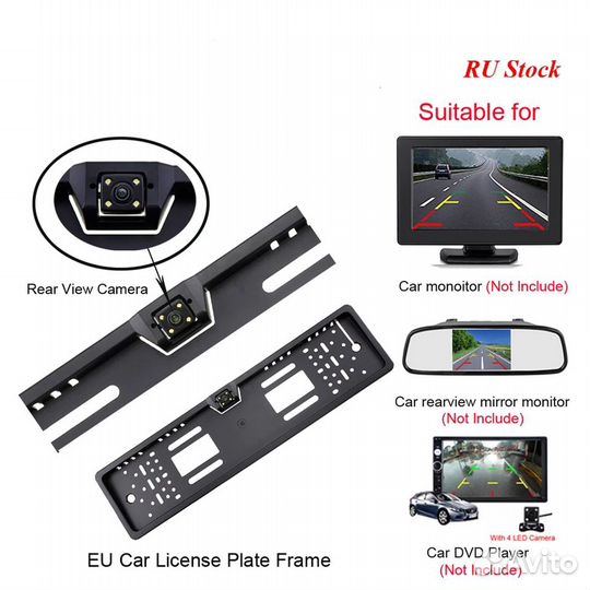 Камера заднего вида в рамке