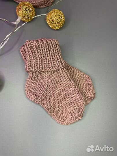 Носки вязаные ручной работы детские