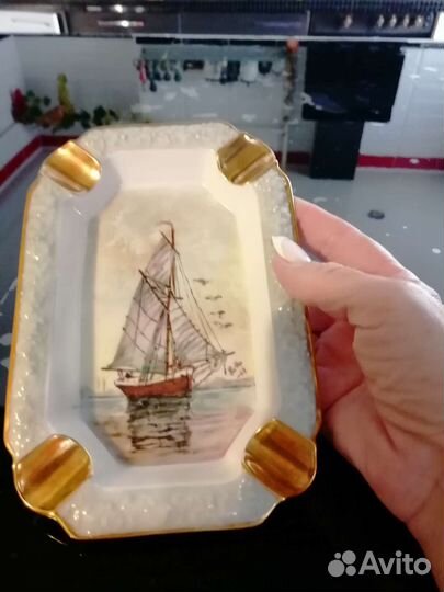 Антиквар.пепельница,фарфор, Розенталь, Германия