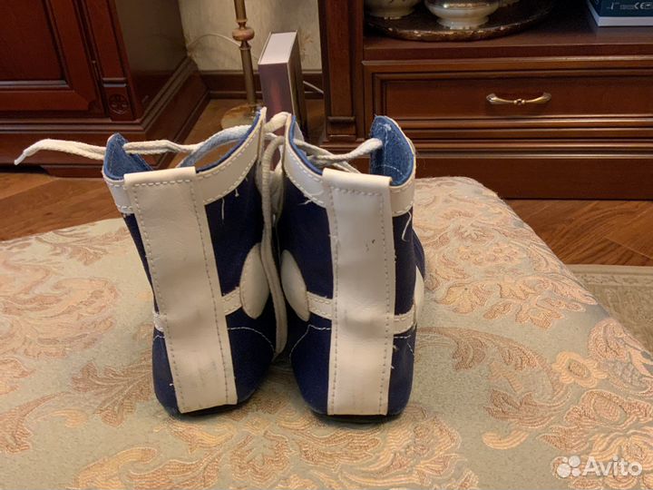 Борцовки натуральная кожа/замша размер 35