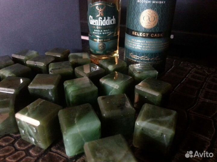 Кубики ручной работы из Нефрита для виски