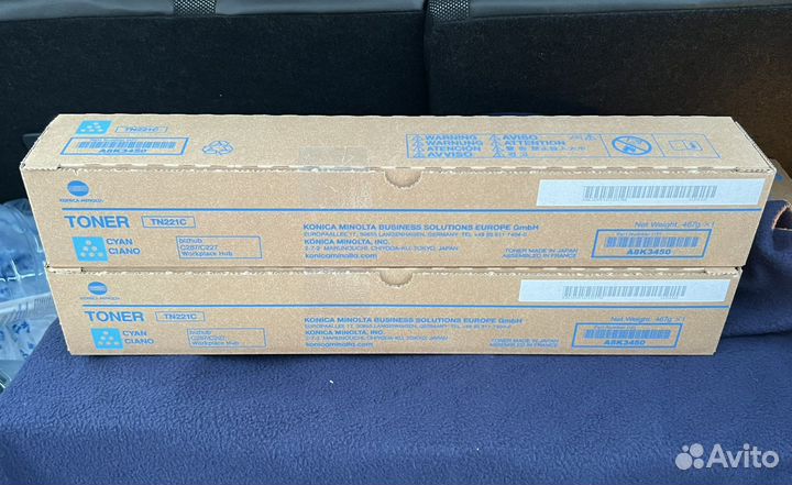 Konica TN-221K TN-221C TN-221M TN-221Y TN-221