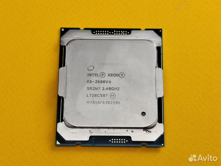 Intel xeon E5 2680V4 14 ядер 3300 мгц