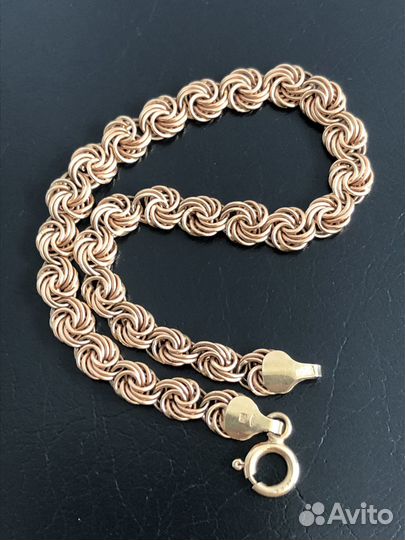 Золотой браслет Роза 585