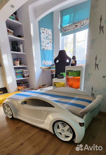 Детская кровать машина для мальчика
