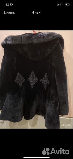 Шубка из мутона 48 р
