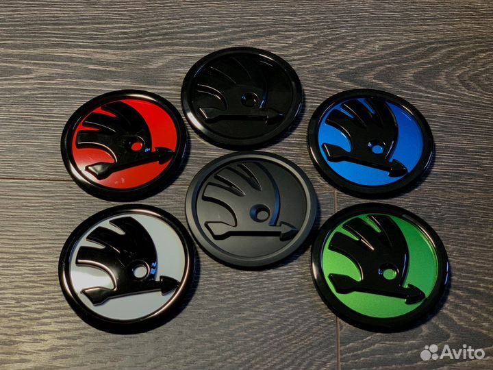 Логотипы Skoda 90мм