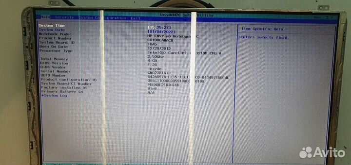 Hp envy m6 intel разбор