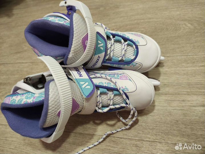 Коньки детские раздвижные Nordway р 26-31